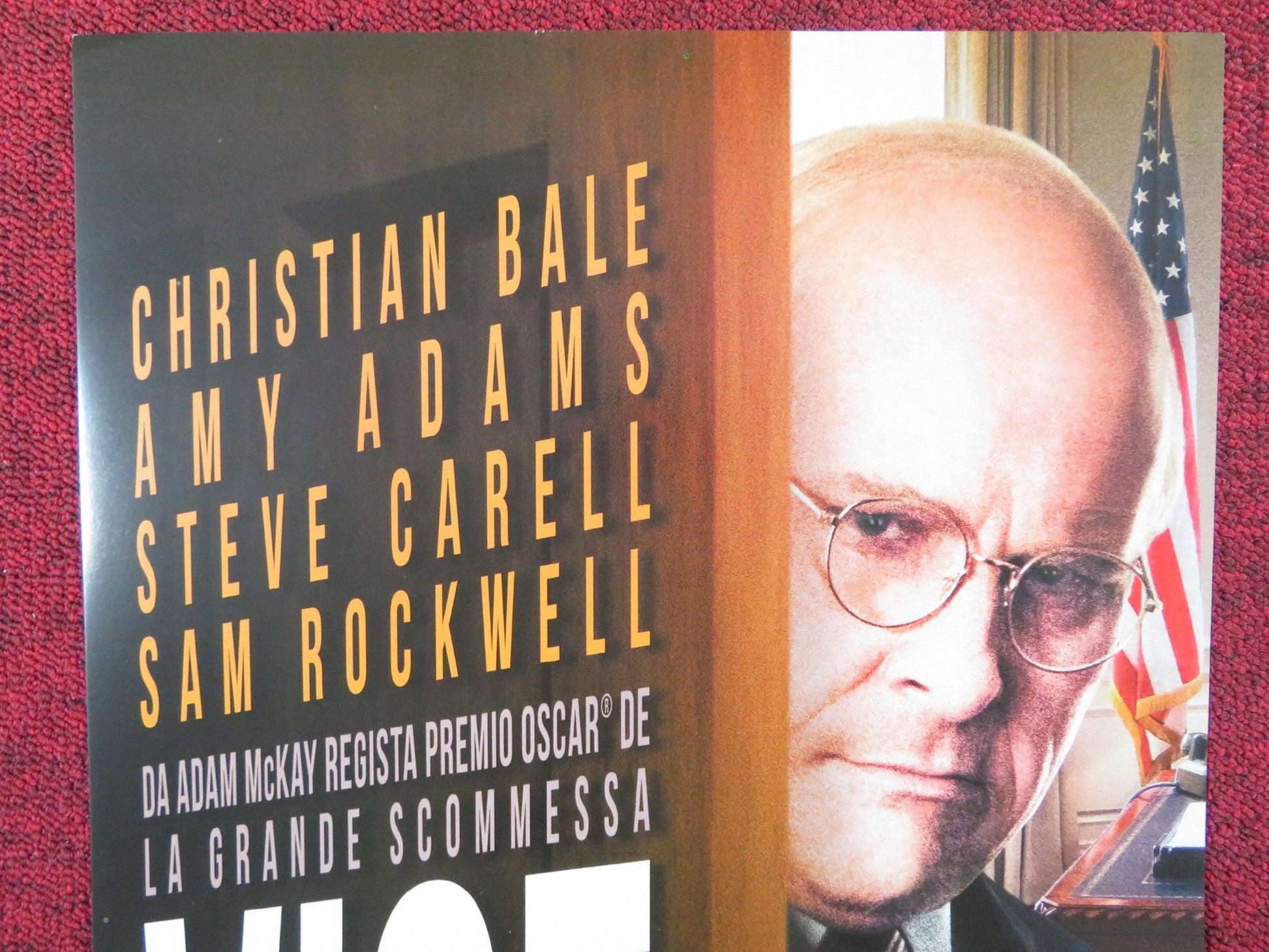 VICE - b ITALIAN LOCANDINA POSTER CHRISTIAN BALE AMY ADAMS 2018 Rendezvous Cinema Movie posters