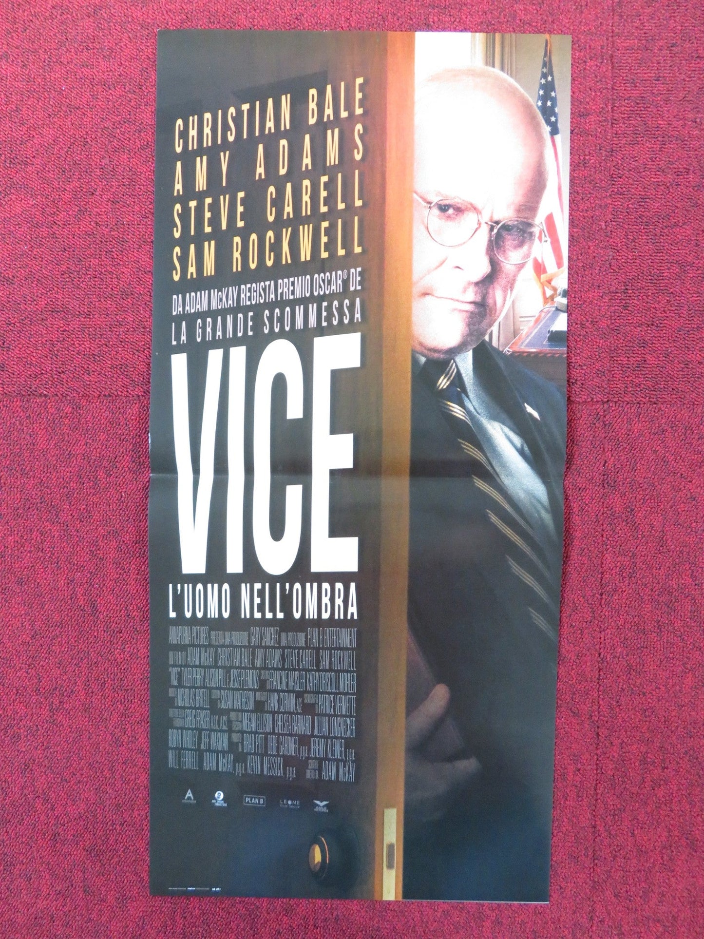 VICE - b ITALIAN LOCANDINA POSTER CHRISTIAN BALE AMY ADAMS 2018 Rendezvous Cinema Movie posters