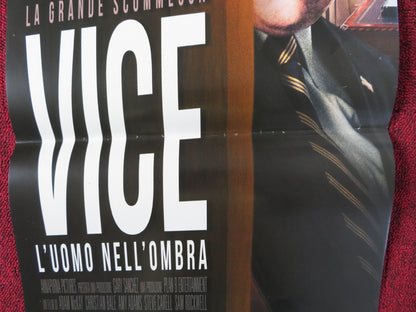 VICE ITALIAN LOCANDINA POSTER CHRISTIAN BALE AMY ADAMS 2018 Rendezvous Cinema Movie posters