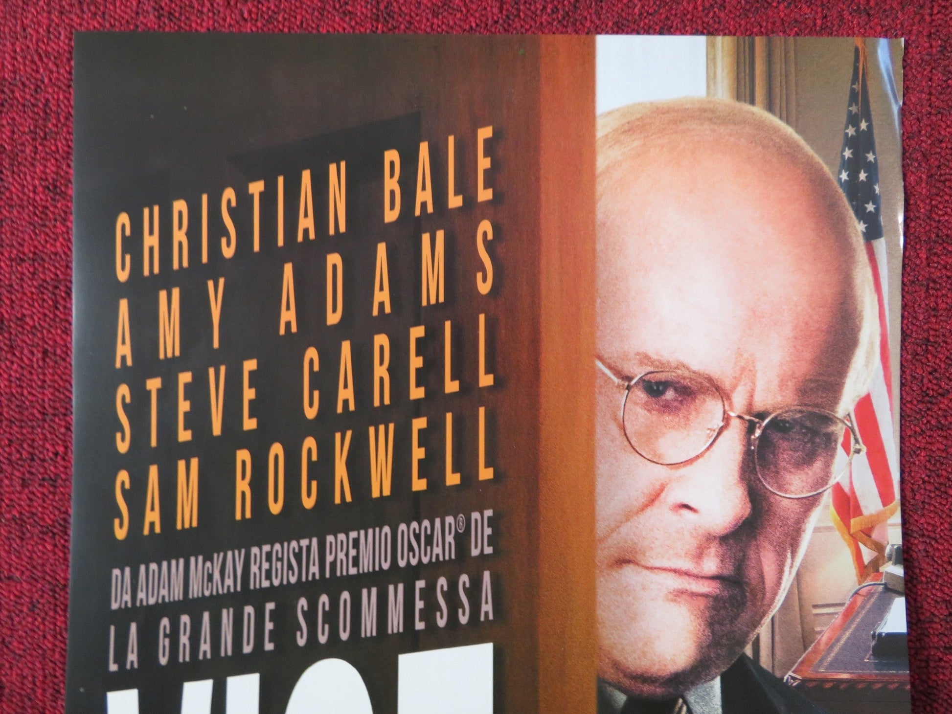 VICE ITALIAN LOCANDINA POSTER CHRISTIAN BALE AMY ADAMS 2018 Rendezvous Cinema Movie posters