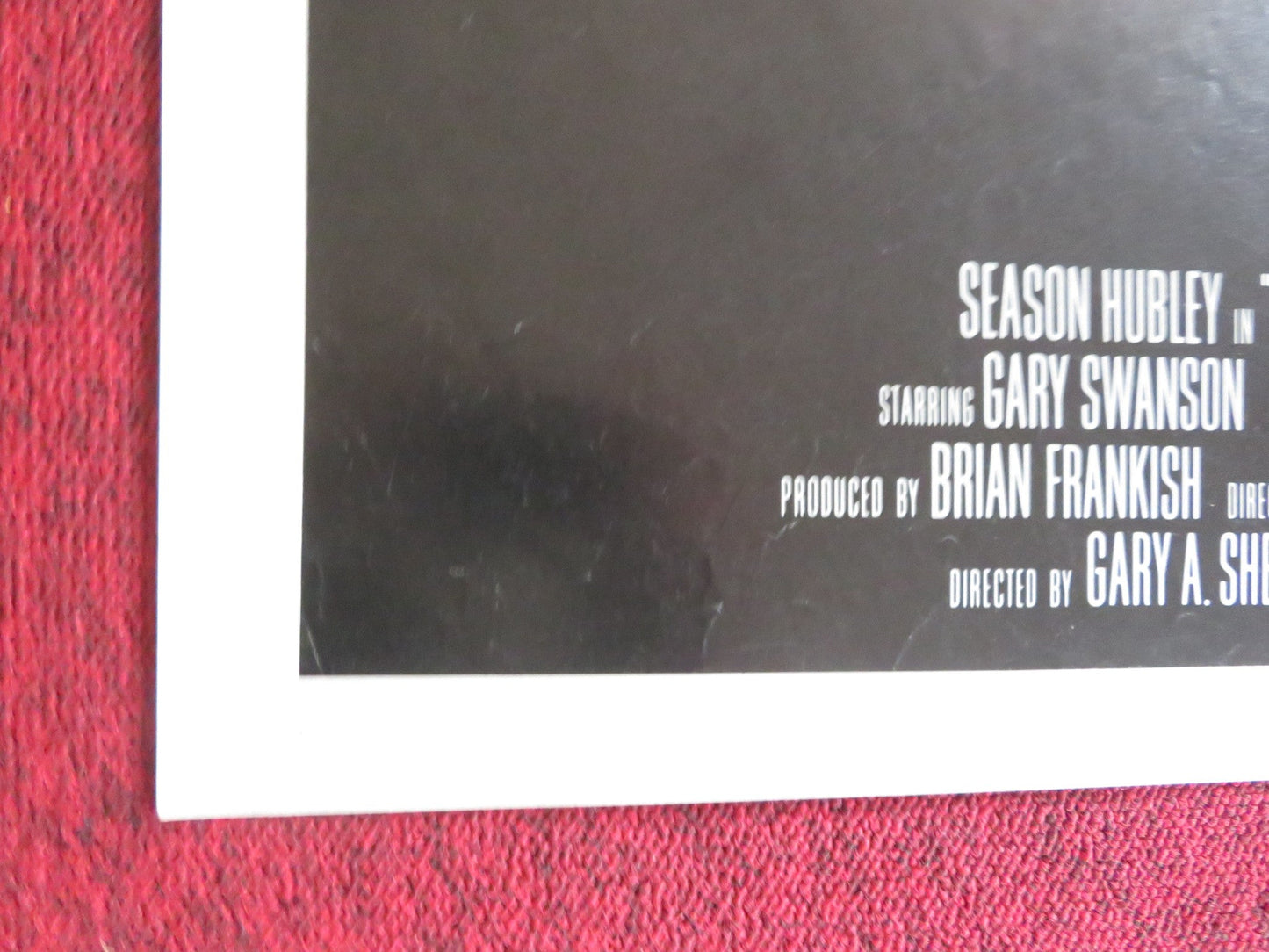 VICE SQUAD FOLDED US ONE SHEET POSTER GARY SWANSON SEASON HUBLEY 1982 Rendezvous Cinema Movie posters