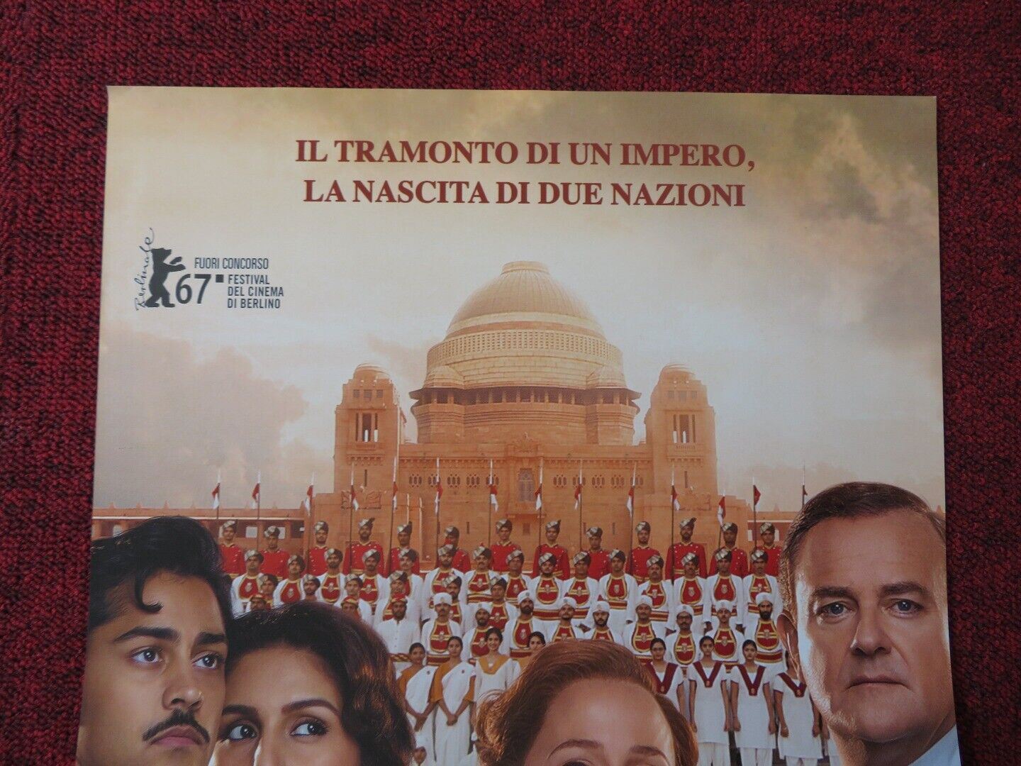 VICEROY'S HOUSE ITALIAN LOCANDINA (26.5"x12.5") POSTER GILLIAN ANDERSON 2017 Movie posters