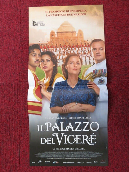 VICEROY'S HOUSE ITALIAN LOCANDINA (26.5"x12.5") POSTER GILLIAN ANDERSON 2017 Movie posters