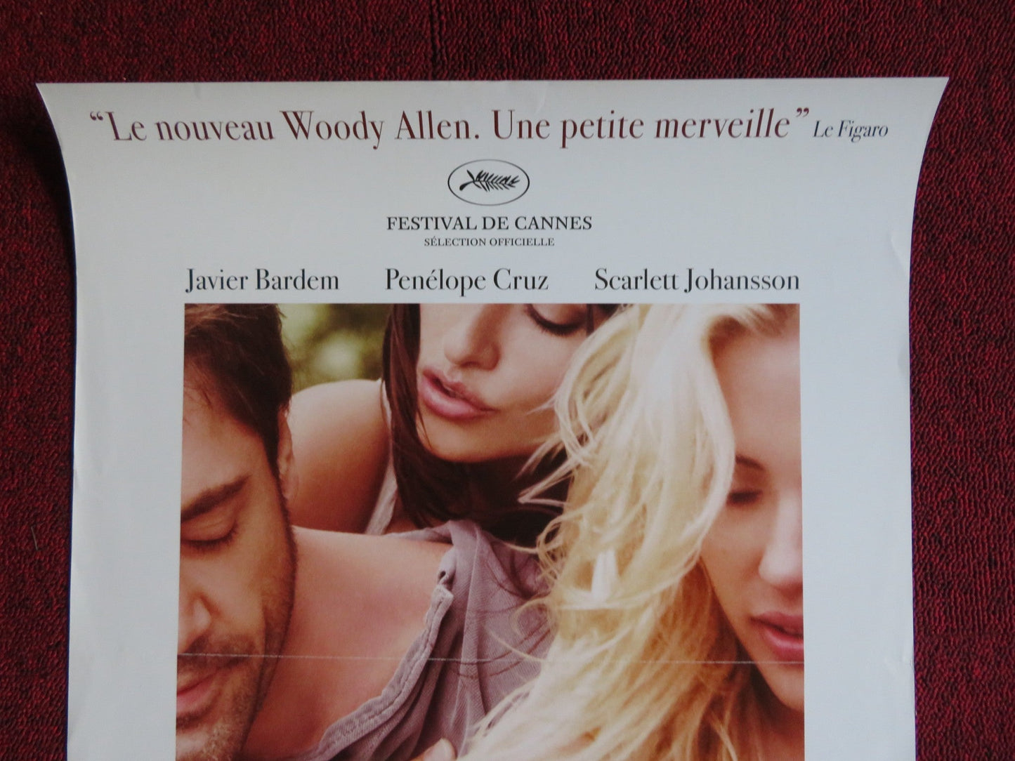 VICKY CRISTINA BARCELONA FRENCH (15.5" x 21") POSTER WOODY ALLEN JOHANSSON 2008 Rendezvous Cinema Movie posters