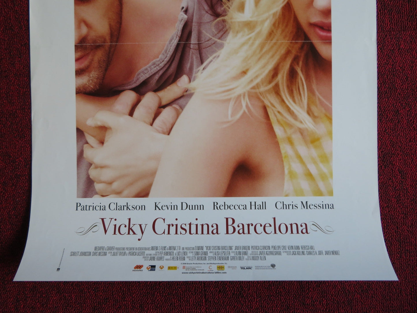VICKY CRISTINA BARCELONA FRENCH (15.5" x 21") POSTER WOODY ALLEN JOHANSSON 2008 Rendezvous Cinema Movie posters