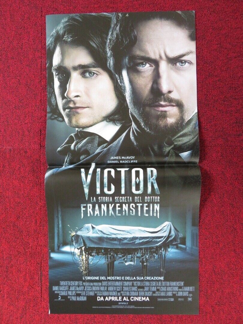 VICTOR FRANKENSTEIN ITALIAN LOCANDINA (27"x13") POSTER MCAVOY RADCLIFFE - Rendezvous Cinema