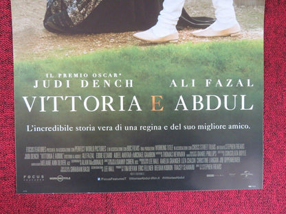 VICTORIA & ABDUL ITALIAN LOCANDINA (27.5"x12.5") POSTER JUDI DENCH '17 Rendezvous Cinema Movie posters