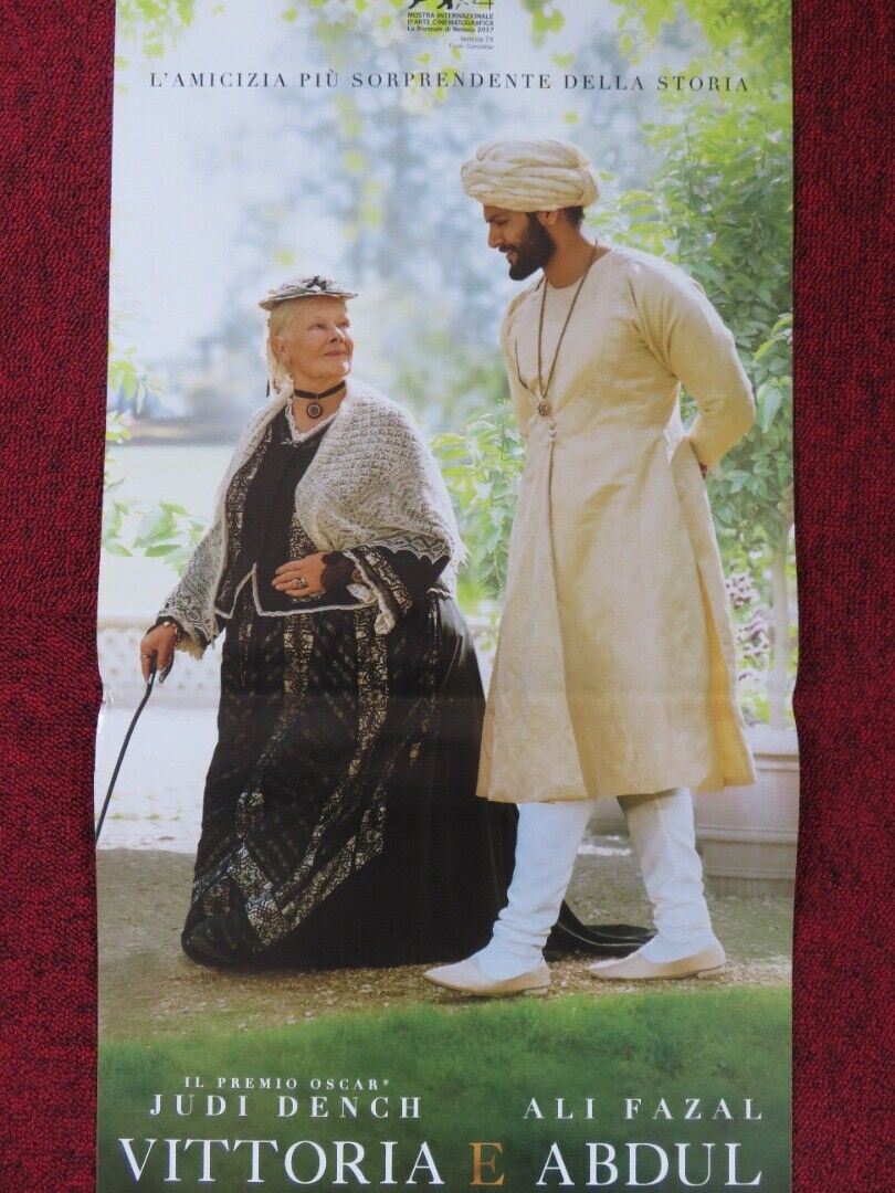 VICTORIA & ABDUL ITALIAN LOCANDINA (27.5"x12.5") POSTER JUDI DENCH '17 Rendezvous Cinema Movie posters