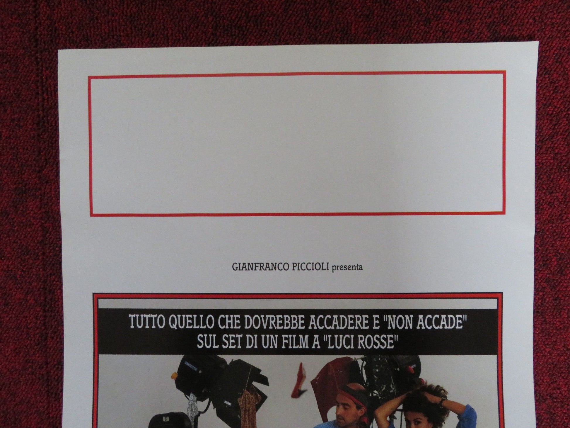 VIETATO AI MINORI ITALIAN LOCANDINA POSTER ALESSANDRO HABER M. VALENTINI 1992 Rendezvous Cinema Movie posters