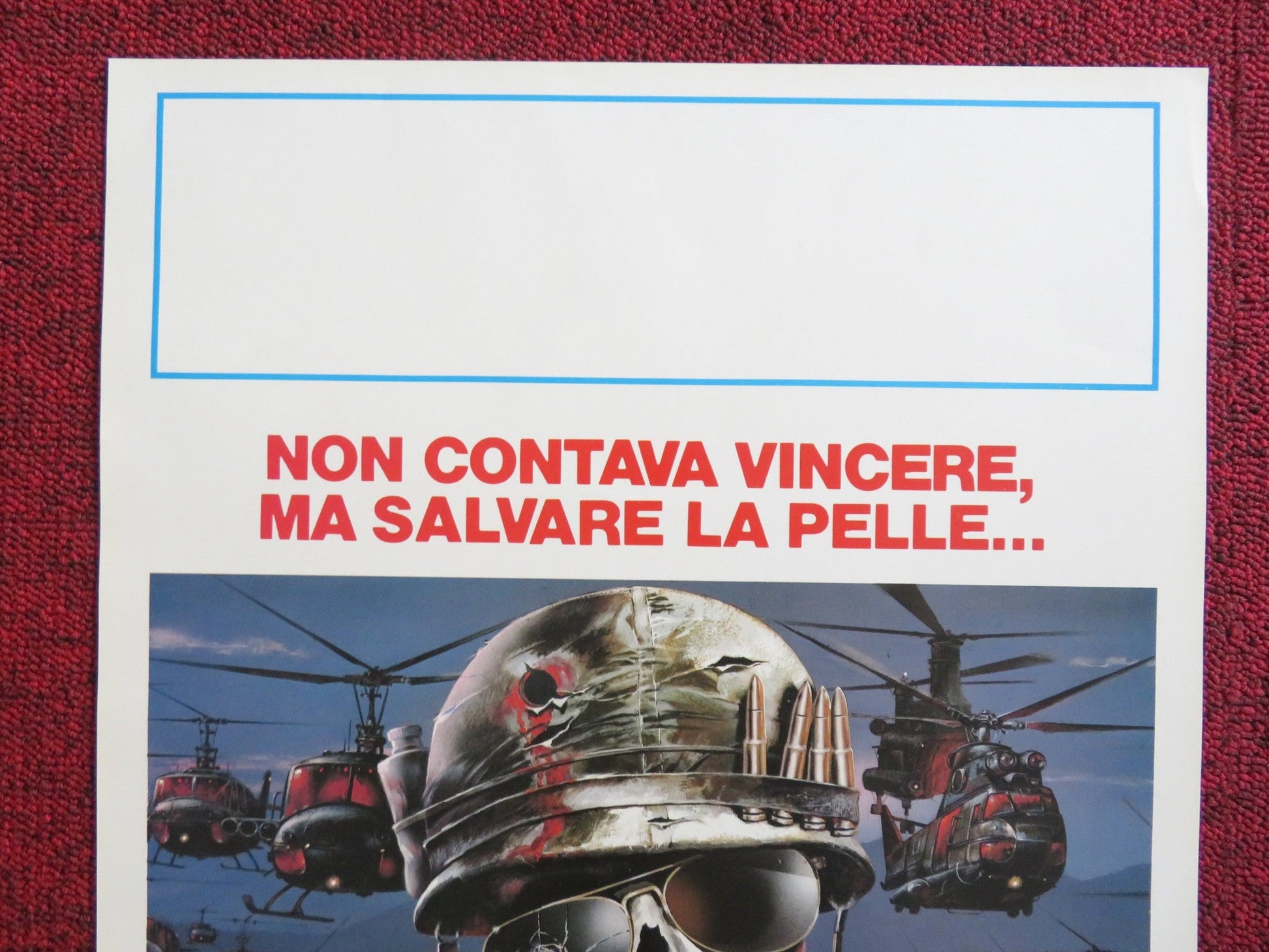 VIETNAM ADDIO ITALIAN LOCANDINA POSTER TERENCE KNOX STEPHEN CAFFREY 1988 Rendezvous Cinema Movie posters