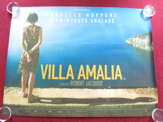 VILLA AMALIA UK QUAD ROLLED POSTER ISABELLE HUPPERT JEAN - HUGHES ANGLADE 2009 Rendezvous Cinema Movie posters