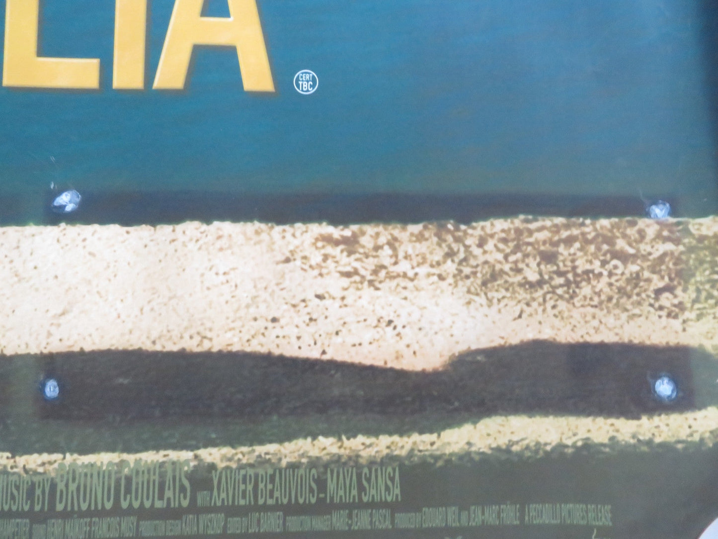 VILLA AMALIA UK QUAD ROLLED POSTER ISABELLE HUPPERT JEAN - HUGHES ANGLADE 2009 Rendezvous Cinema Movie posters