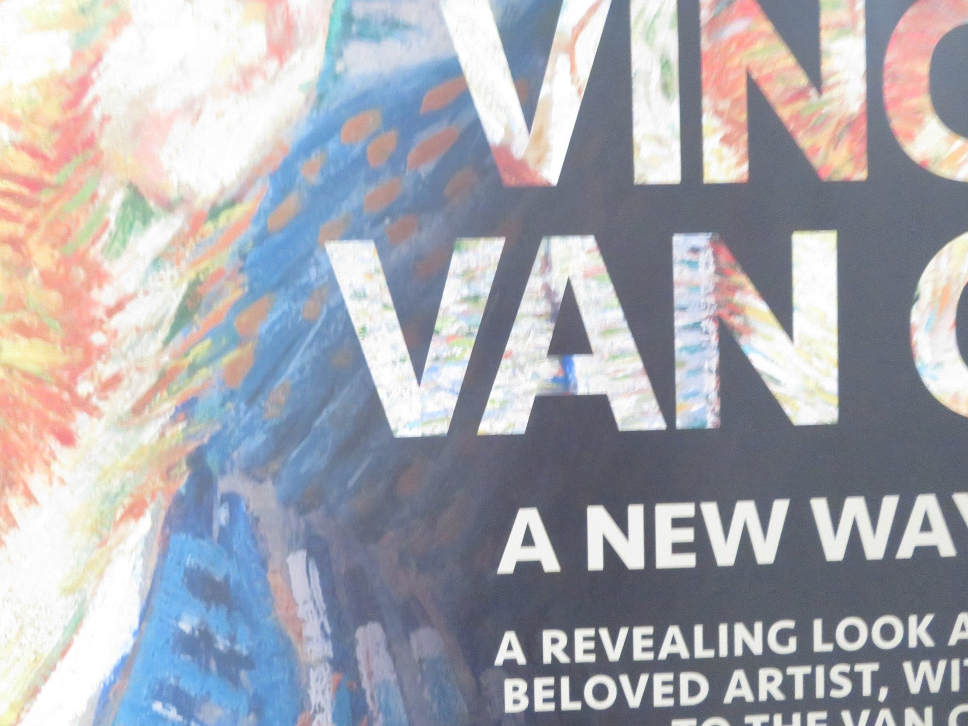 VINCENT VAN GOGH - A NEW WAY OF SEEING UK QUAD ROLLED POSTER JAMIE DE COURCEY Rendezvous Cinema Movie posters