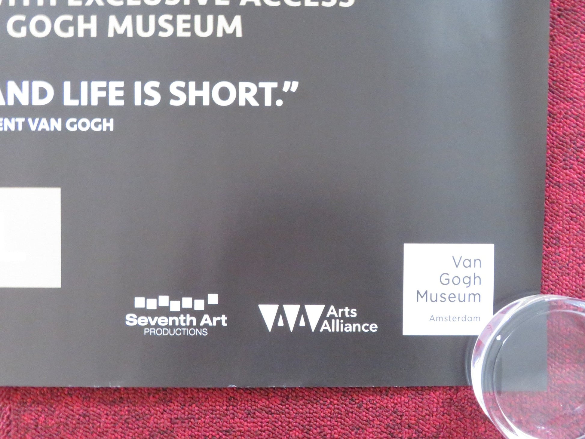 VINCENT VAN GOGH - A NEW WAY OF SEEING UK QUAD ROLLED POSTER JAMIE DE COURCEY Rendezvous Cinema Movie posters