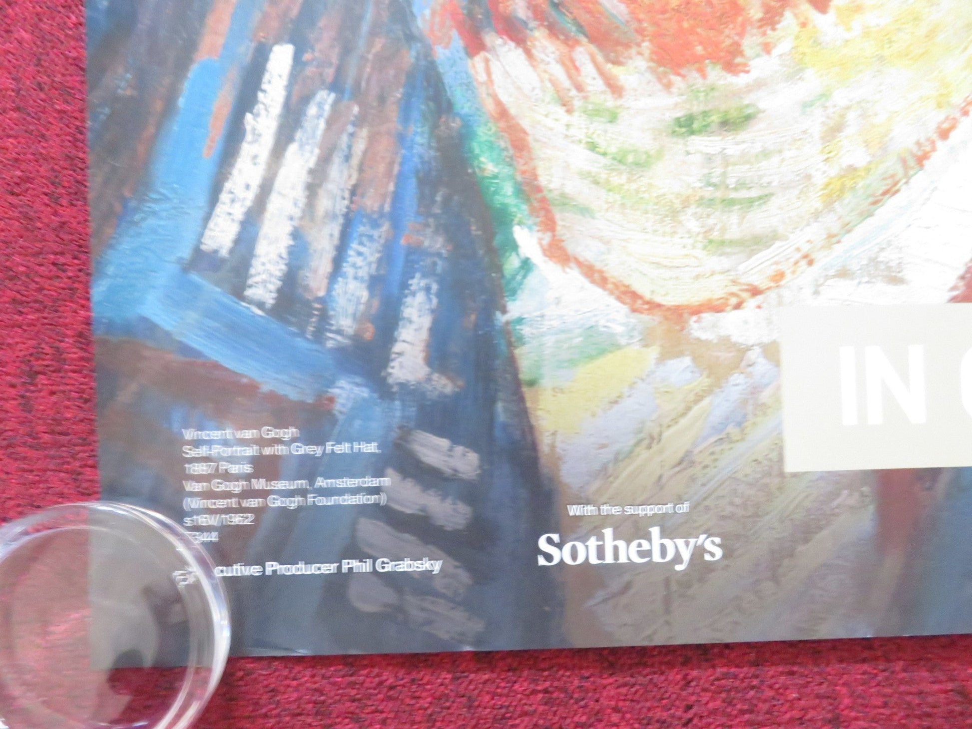 VINCENT VAN GOGH - A NEW WAY OF SEEING UK QUAD ROLLED POSTER JAMIE DE COURCEY Rendezvous Cinema Movie posters