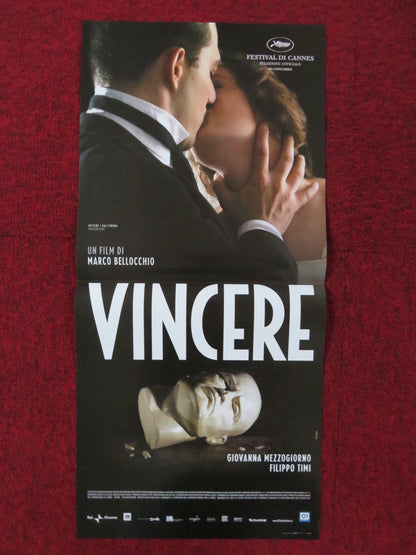 VINCERE ITALIAN LOCANDINA POSTER GIOVANNA MEZZOGIORNO FILIPPO TIMI 2009 Rendezvous Cinema Movie posters
