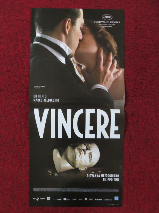 VINCERE ITALIAN LOCANDINA POSTER GIOVANNA MEZZOGIORNO FILIPPO TIMI 2009 Rendezvous Cinema Movie posters