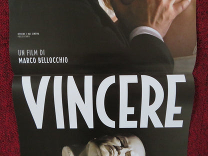 VINCERE ITALIAN LOCANDINA POSTER GIOVANNA MEZZOGIORNO FILIPPO TIMI 2009 Rendezvous Cinema Movie posters