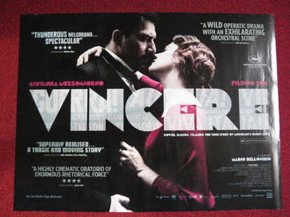 VINCERE UK QUAD (30"x 40") ROLLED POSTER FILIPPO TIMI GIOVANNA MEZZOGIORNO 2009 Rendezvous Cinema Movie posters