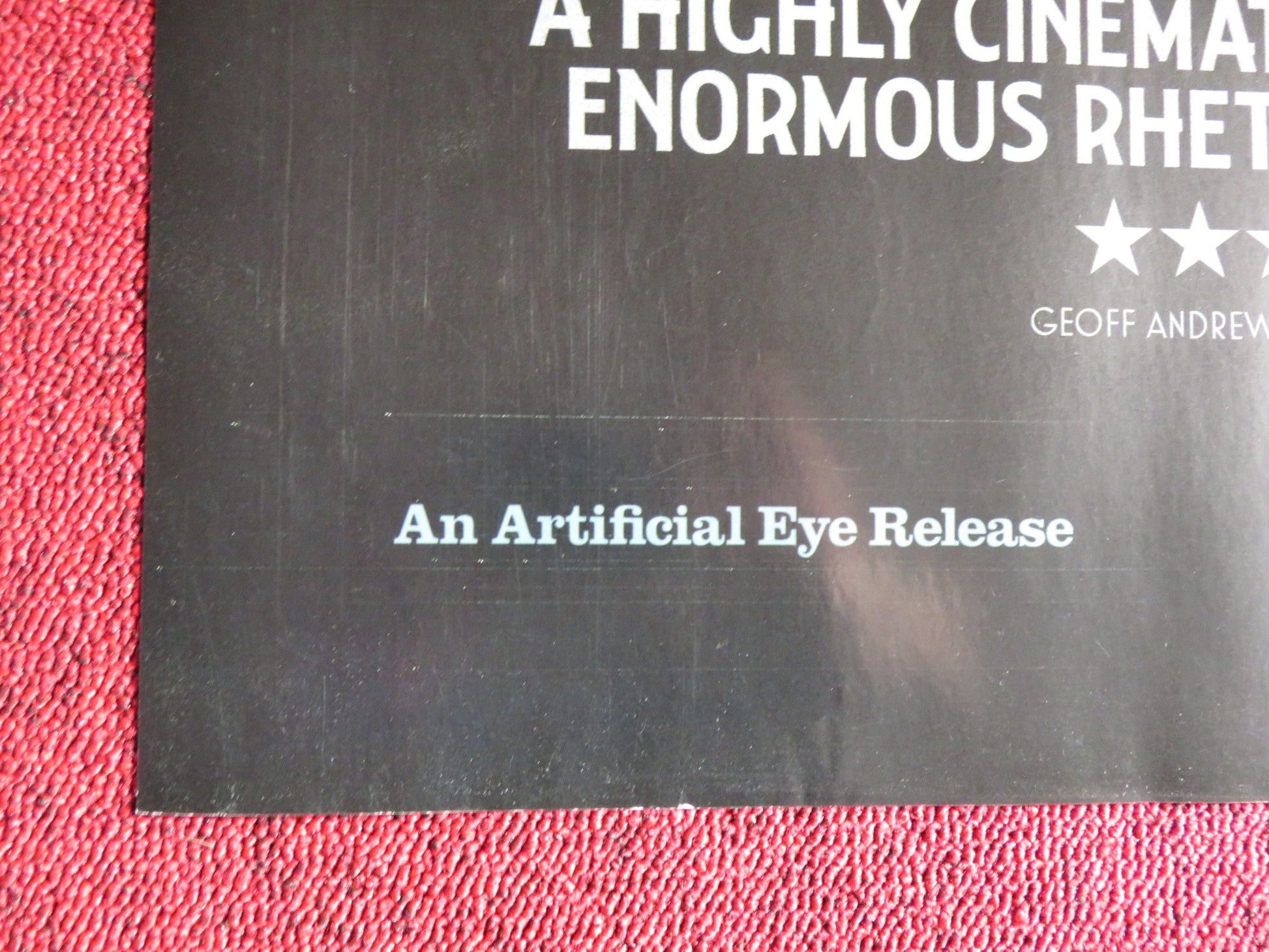 VINCERE UK QUAD (30"x 40") ROLLED POSTER FILIPPO TIMI GIOVANNA MEZZOGIORNO 2009 Rendezvous Cinema Movie posters