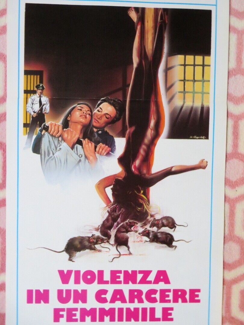 VIOLENZA IN UN CARCERE FEMMINILE ITALIAN LOCANDINA (27.5"x13") POSTER 1982 Movie posters