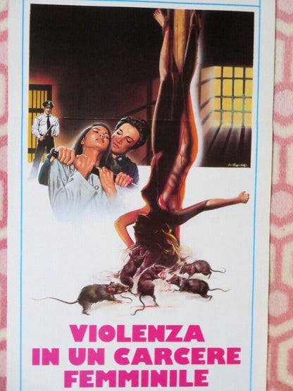 VIOLENZA IN UN CARCERE FEMMINILE ITALIAN LOCANDINA (27.5"x13") POSTER 1982 Movie posters