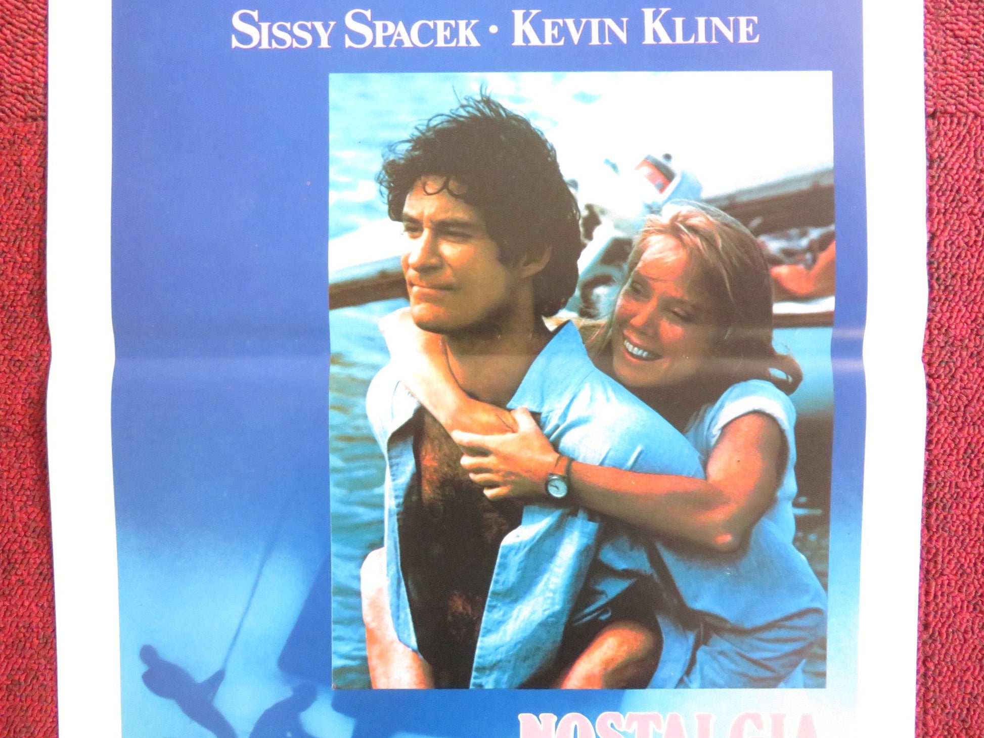 VIOLETS ARE BLUE... ITALIAN LOCANDINA POSTER SISSY SPACEK KEVIN KLINE 1986 Rendezvous Cinema Movie posters