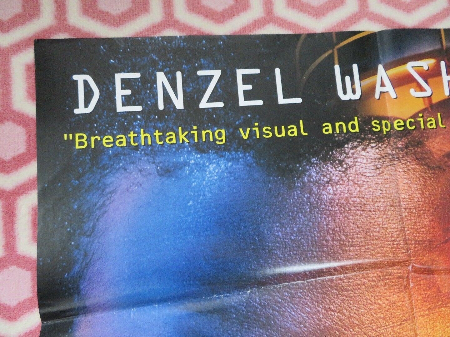 VIRTUOSITY US 38"X 26" VIDEO POSTER FOLDED DENZEL WASHINGTON 1995 Movie posters