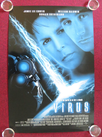 VIRUS - b US ONE SHEET ROLLED POSTER JAMIE LEE CURTIS WILLIAM BALDWIN 1999 Rendezvous Cinema Movie posters