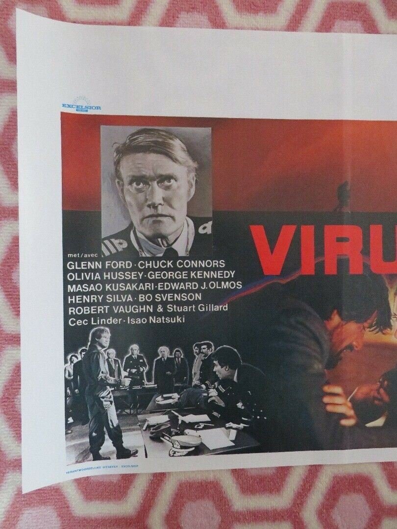 VIRUS / DAY OF RESURRECTION BELGIUM (22"x 14") POSTER JAPANESE FILM G.FORD 1980 Movie posters