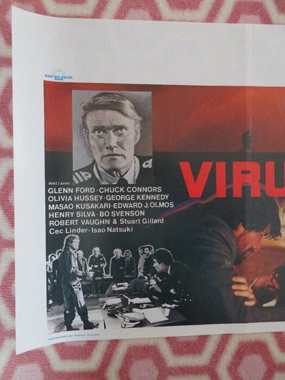 VIRUS / DAY OF RESURRECTION BELGIUM (22"x 14") POSTER JAPANESE FILM G.FORD 1980 Movie posters