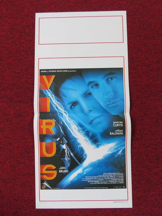 VIRUS ITALIAN LOCANDINA POSTER JAMIE LEE CURTIS WILLIAM BALDWIN 1999 Rendezvous Cinema Movie posters