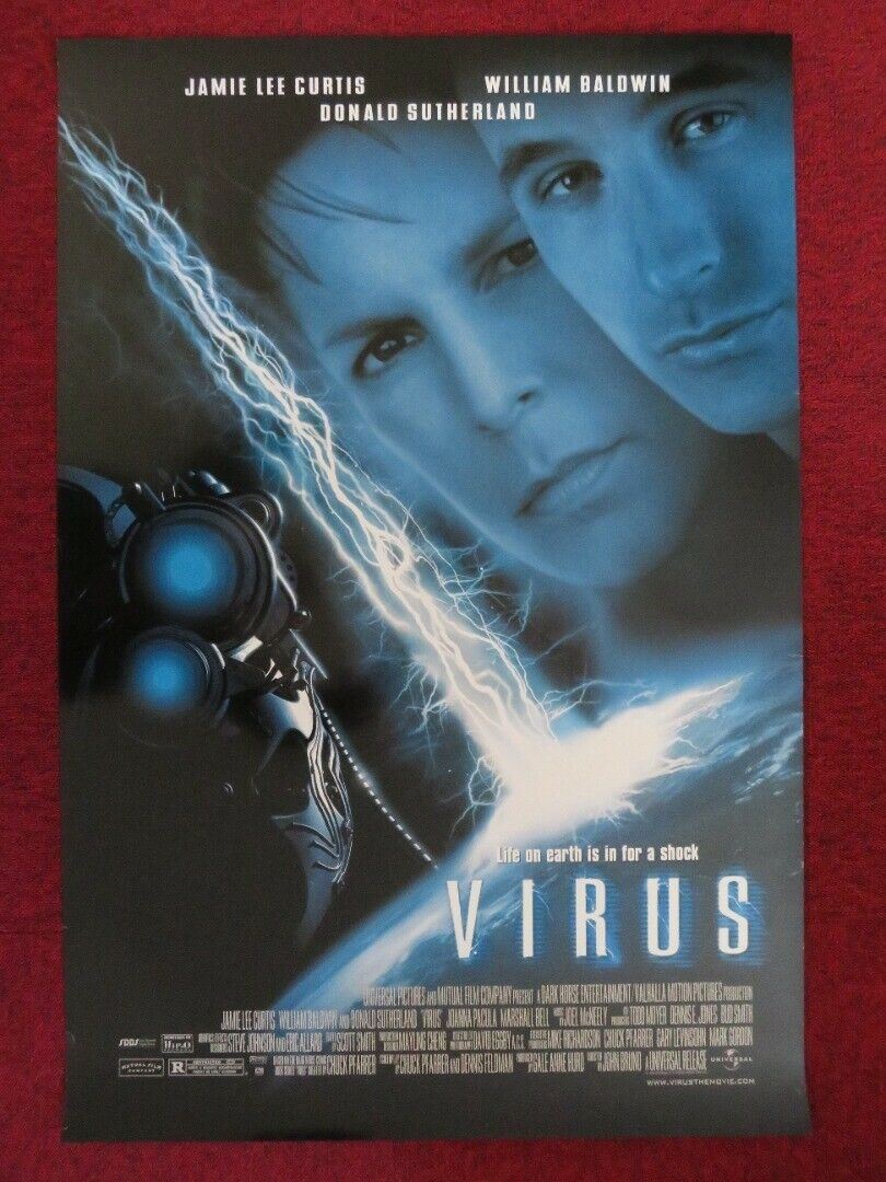 VIRUS US ONE SHEET ROLLED POSTER JAMIE LEE CURTIS DONALD SUTHERLAND 1999 Movie posters