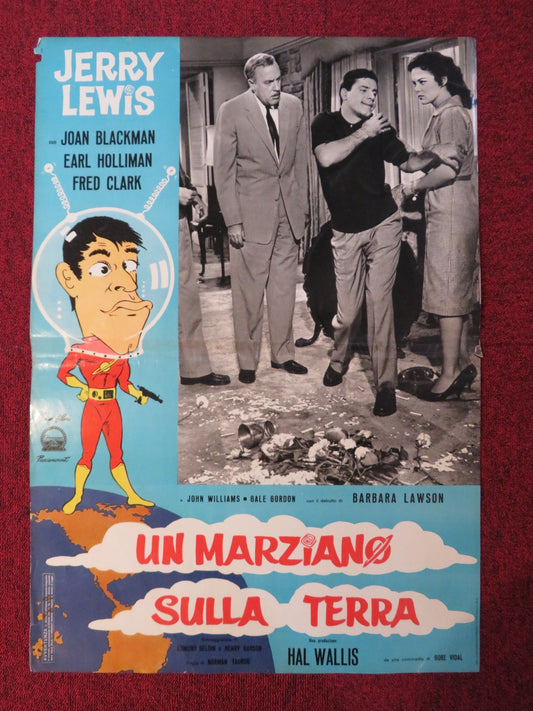 VISIT TO A SMALL PLANET - A ITALIAN FOTOBUSTA POSTER JERRY LEWIS BLACKMAN 1960 Rendezvous Cinema Movie posters