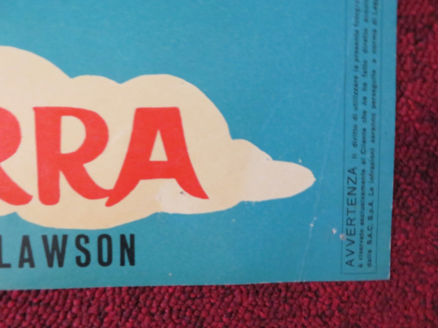 VISIT TO A SMALL PLANET - C ITALIAN FOTOBUSTA POSTER JERRY LEWIS BLACKMAN 1960 Rendezvous Cinema Movie posters