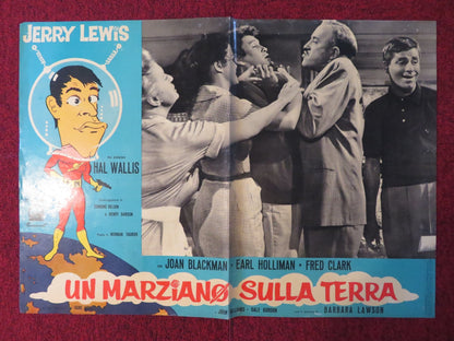 VISIT TO A SMALL PLANET - C ITALIAN FOTOBUSTA POSTER JERRY LEWIS BLACKMAN 1960 Rendezvous Cinema Movie posters