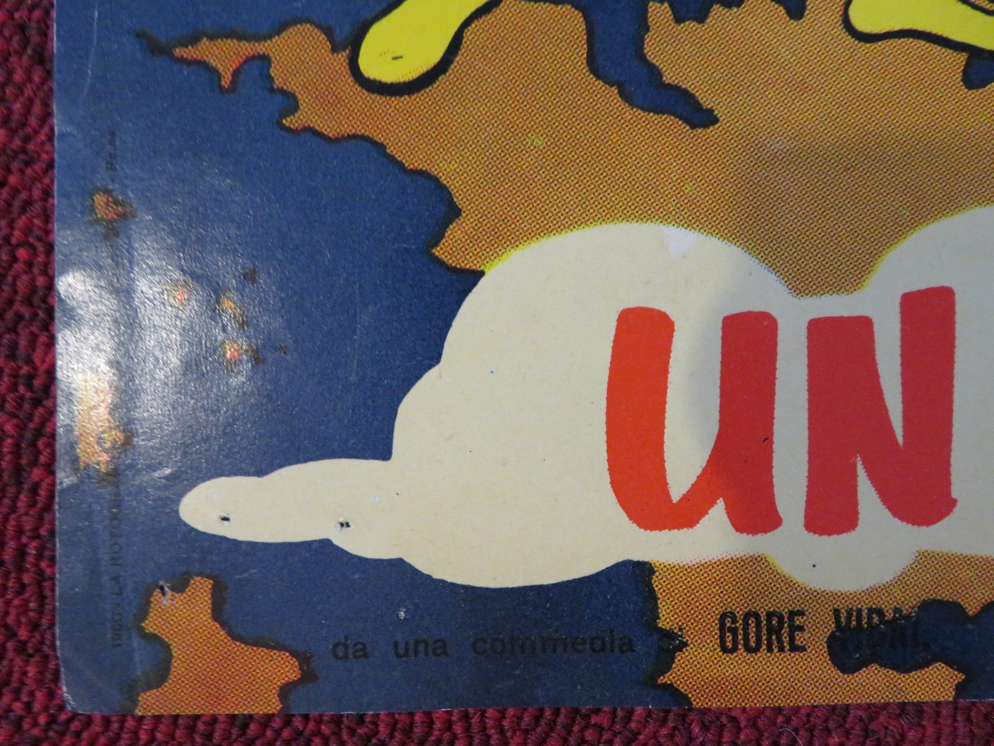 VISIT TO A SMALL PLANET - C ITALIAN FOTOBUSTA POSTER JERRY LEWIS BLACKMAN 1960 Rendezvous Cinema Movie posters