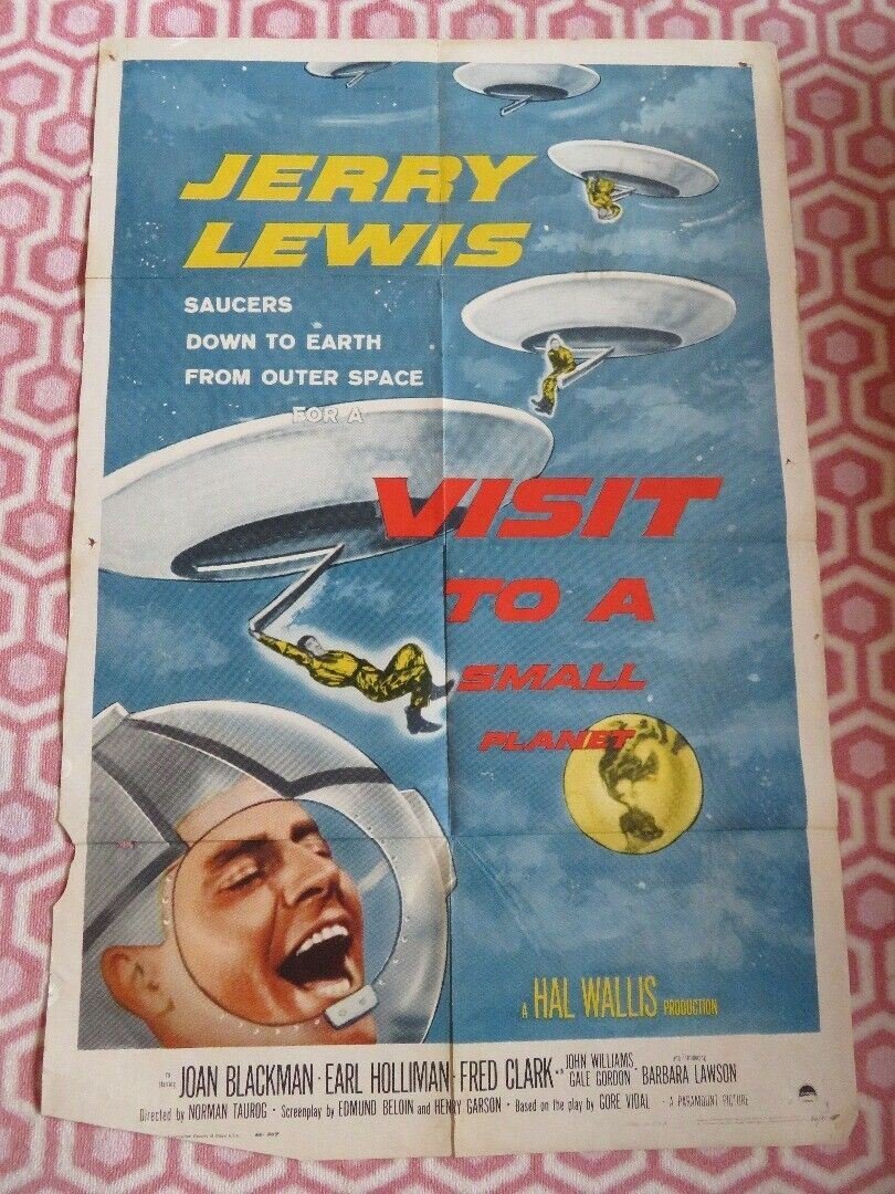 VISIT TO A SMALL PLANET US ONE SHEET POSTER JERRY LEWIS 1960 Movie posters