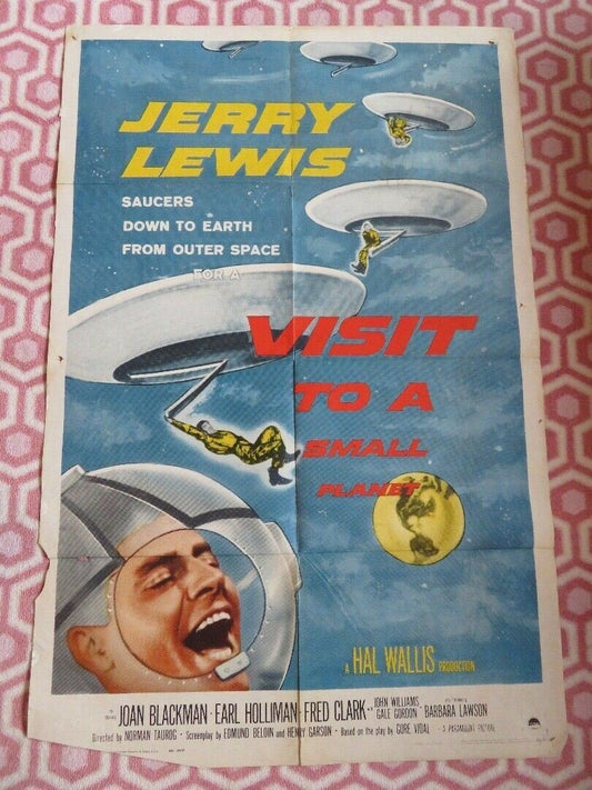 VISIT TO A SMALL PLANET US ONE SHEET POSTER JERRY LEWIS 1960 Movie posters