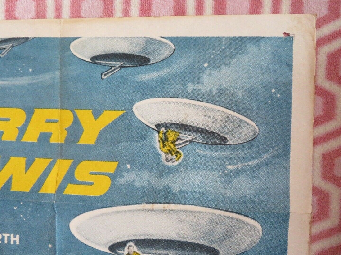 VISIT TO A SMALL PLANET US ONE SHEET POSTER JERRY LEWIS 1960 Movie posters