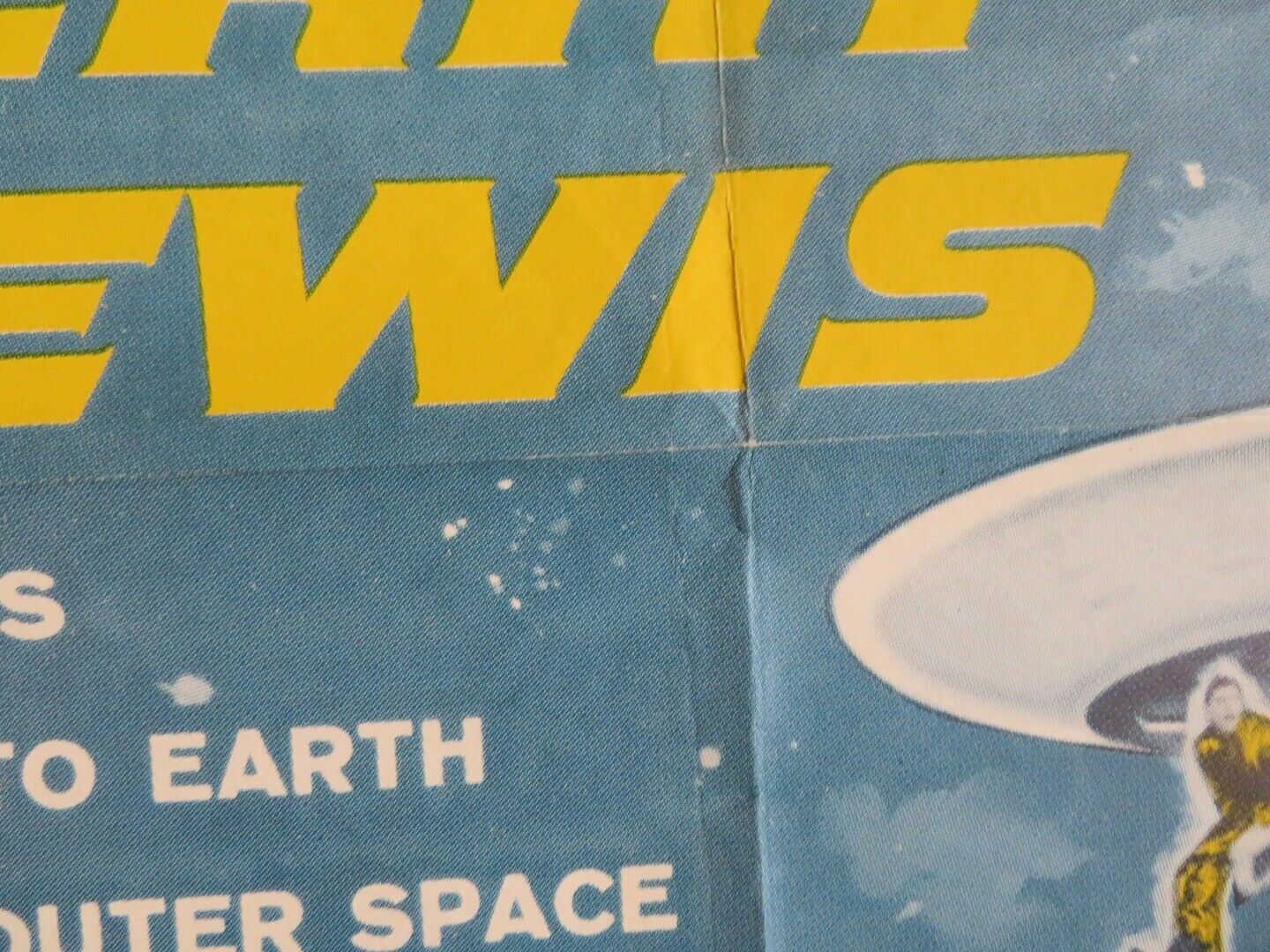 VISIT TO A SMALL PLANET US ONE SHEET POSTER JERRY LEWIS 1960 Movie posters