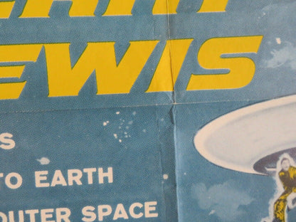 VISIT TO A SMALL PLANET US ONE SHEET POSTER JERRY LEWIS 1960 Movie posters