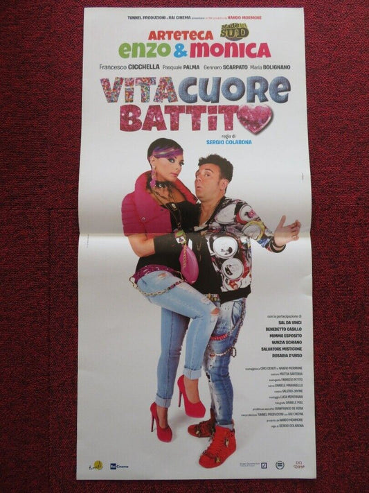 VITA, CUORE, BATTITO ITALIAN LOCANDINA (27"x13") POSTER ENZO LUPPARIELLO 2016 - Rendezvous Cinema