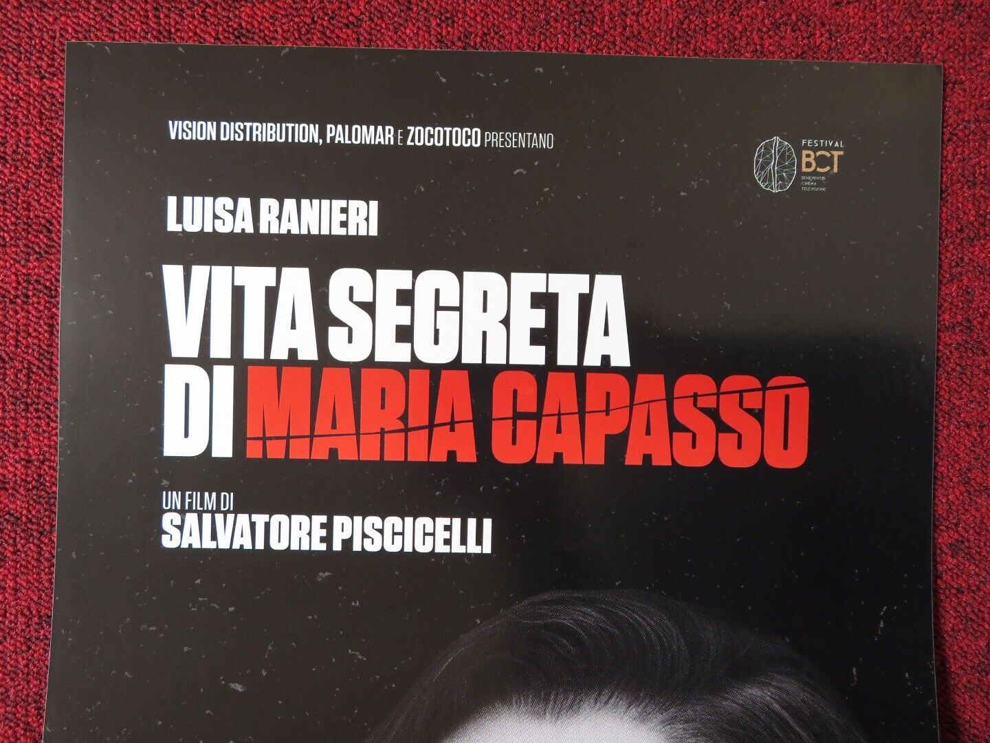VITA SEGRETA DI MARIA CAPASSO ITALIAN LOCANDINA (26.5"x12.5") POSTER RANIERI '19 - Rendezvous Cinema