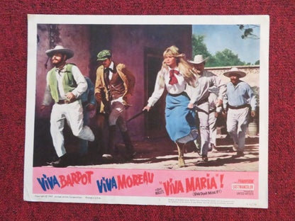 VIVA MARIA! US LOBBY CARD FULL SET BRIGITTE BARDOT JEANNE MOREAU 1965 Rendezvous Cinema Movie posters