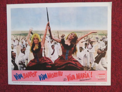 VIVA MARIA! US LOBBY CARD FULL SET BRIGITTE BARDOT JEANNE MOREAU 1965 Rendezvous Cinema Movie posters