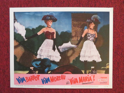 VIVA MARIA! US LOBBY CARD FULL SET BRIGITTE BARDOT JEANNE MOREAU 1965 Rendezvous Cinema Movie posters