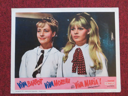VIVA MARIA! US LOBBY CARD FULL SET BRIGITTE BARDOT JEANNE MOREAU 1965 Rendezvous Cinema Movie posters