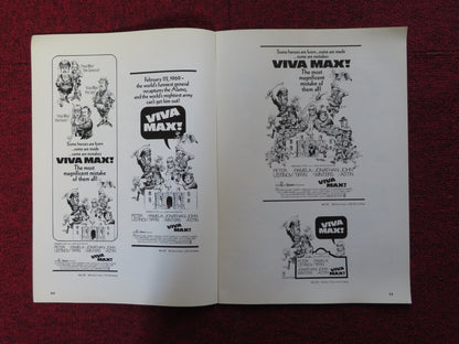 VIVA MAX - PRESSBOOK UNCUT COMMOMWEALTH UNITED PETER USTINOV PAMELA TIFFIN 1969 Rendezvous Cinema Movie posters