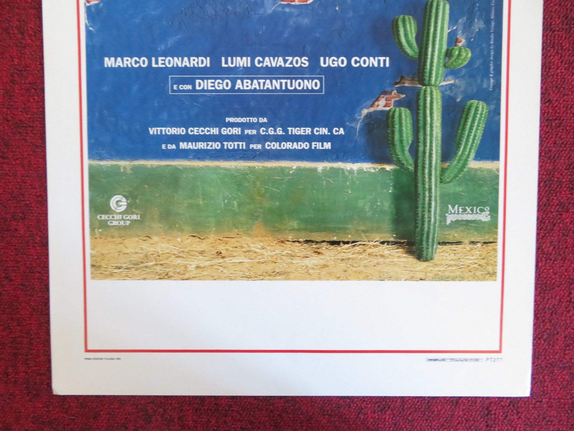 VIVA SAN ISIDRO ITALIAN LOCANDINA POSTER DIEGO ABATANTUONO MARCO LEONARDI 1995 Rendezvous Cinema Movie posters